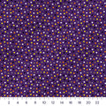 Purple Halloween Confetti Dot Quilting Cotton – Spooky Quilt Blender Fabric by the Yard