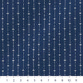Navy Geometric Dot Quilting Cotton – Low-Volume Blender Fabric by the Yard