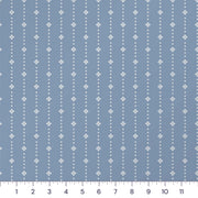 Ivory on Blue