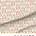 Heritage Blush Floral quilting cotton fabric draped close-up