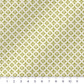 Chartreuse & Cream Thistle Star Quilting Cotton – Geometric Lattice Blender Fabric by the Yard