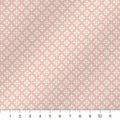 Blush & Cream Thistle Star Quilting Cotton – Geometric Lattice Blender Fabric by the Yard