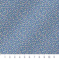 Dark Blue Ditsy Confetti Quilting Cotton – Small-Scale Petal Blender Fabric by the Yard