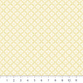 Pastel Yellow Thistle Star Quilting Cotton – Geometric Lattice Blender Fabric by the Yard