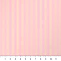 Blush Tonal Candy Stripe Quilting Cotton – 1/8 Inch Ticking Stripe Fabric by the Yard