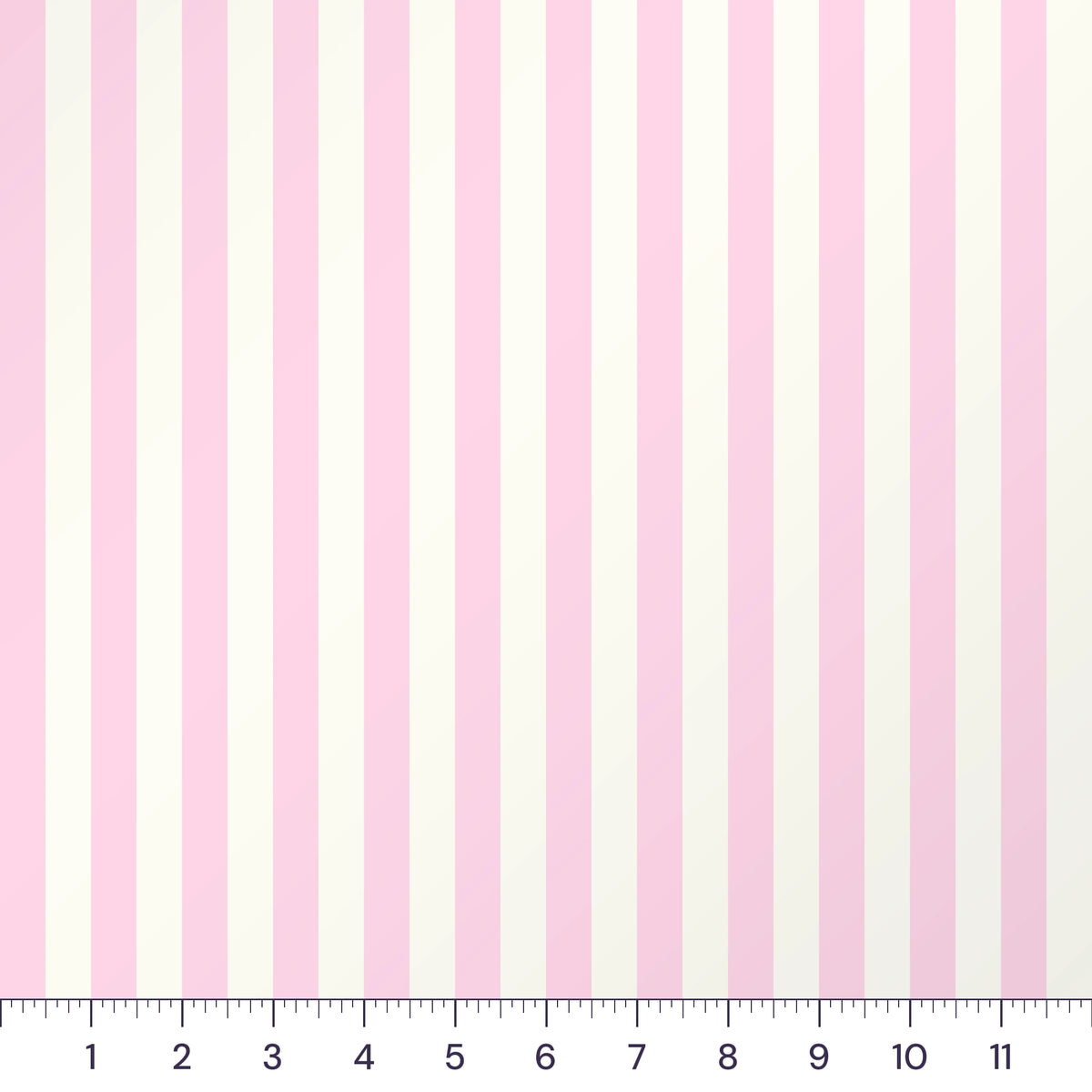 Pink & Cream Half-Inch Stripe Quilting Cotton – 1/2 Inch Stripe Fabric by the Yard