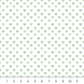 Sage Tiny Watercolor Hearts Quilting Cotton – Nursery Quilt Blender Fabric by the Yard