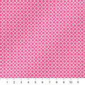 Hot Pink Mini Quatrefoil Quilting Cotton – Geometric Blender Fabric by the Yard