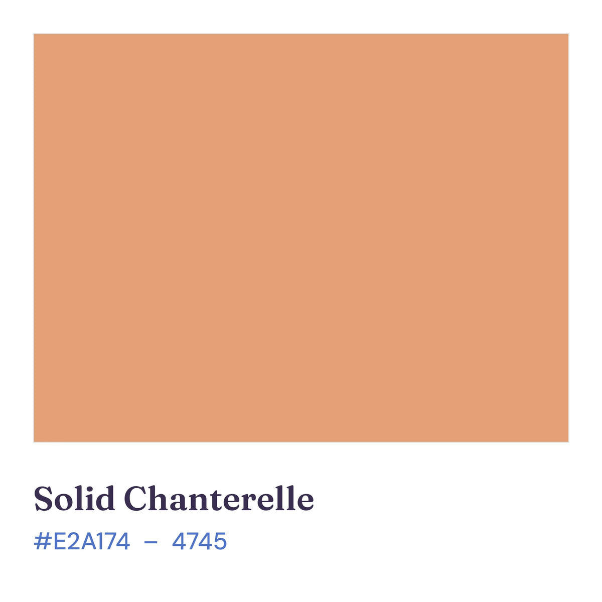 Chanterelle solid quilting cotton color swatch, #E2A174