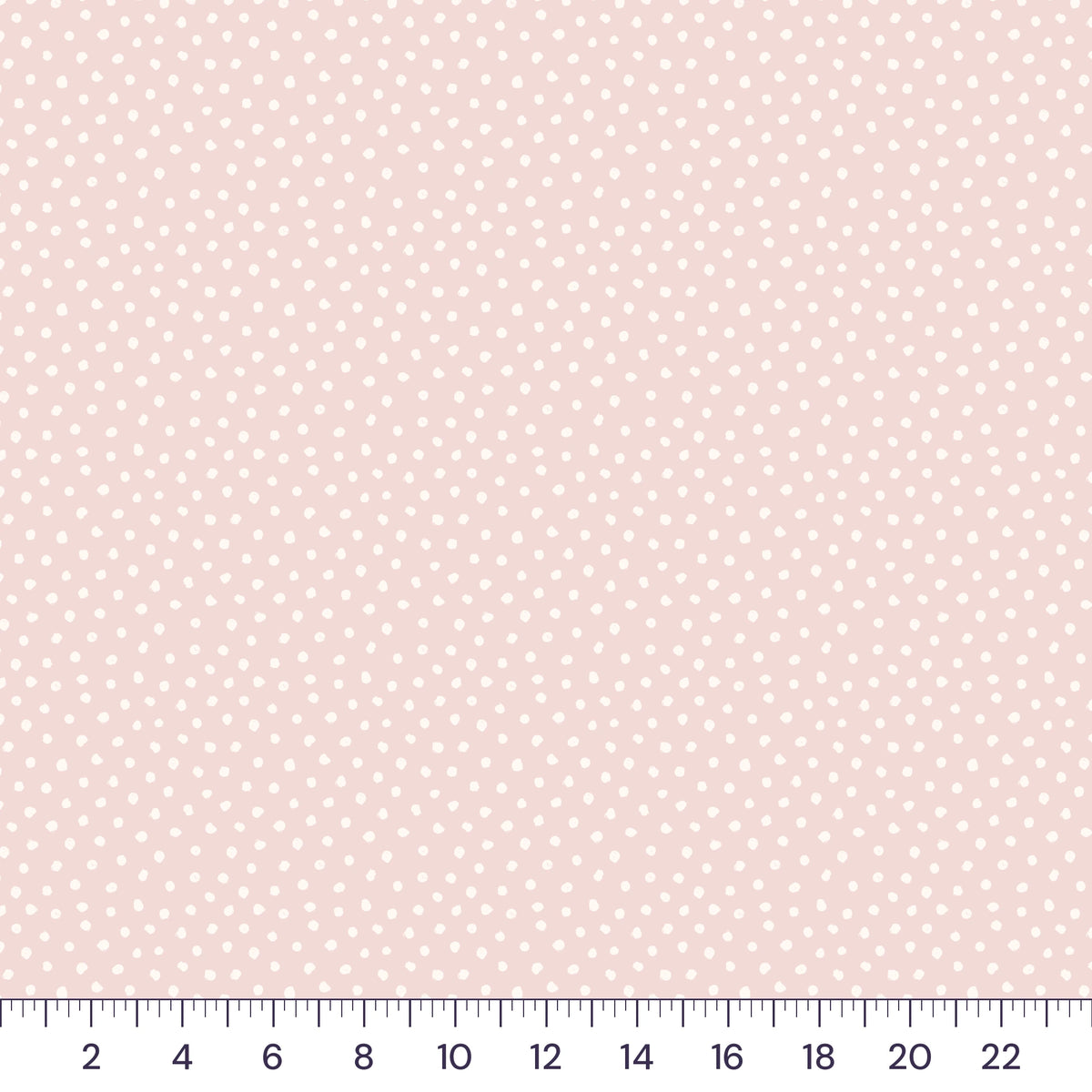 Petal Doodle Dots Quilting Cotton – Pink Hand-Drawn Dot Blender Fabric by the Yard