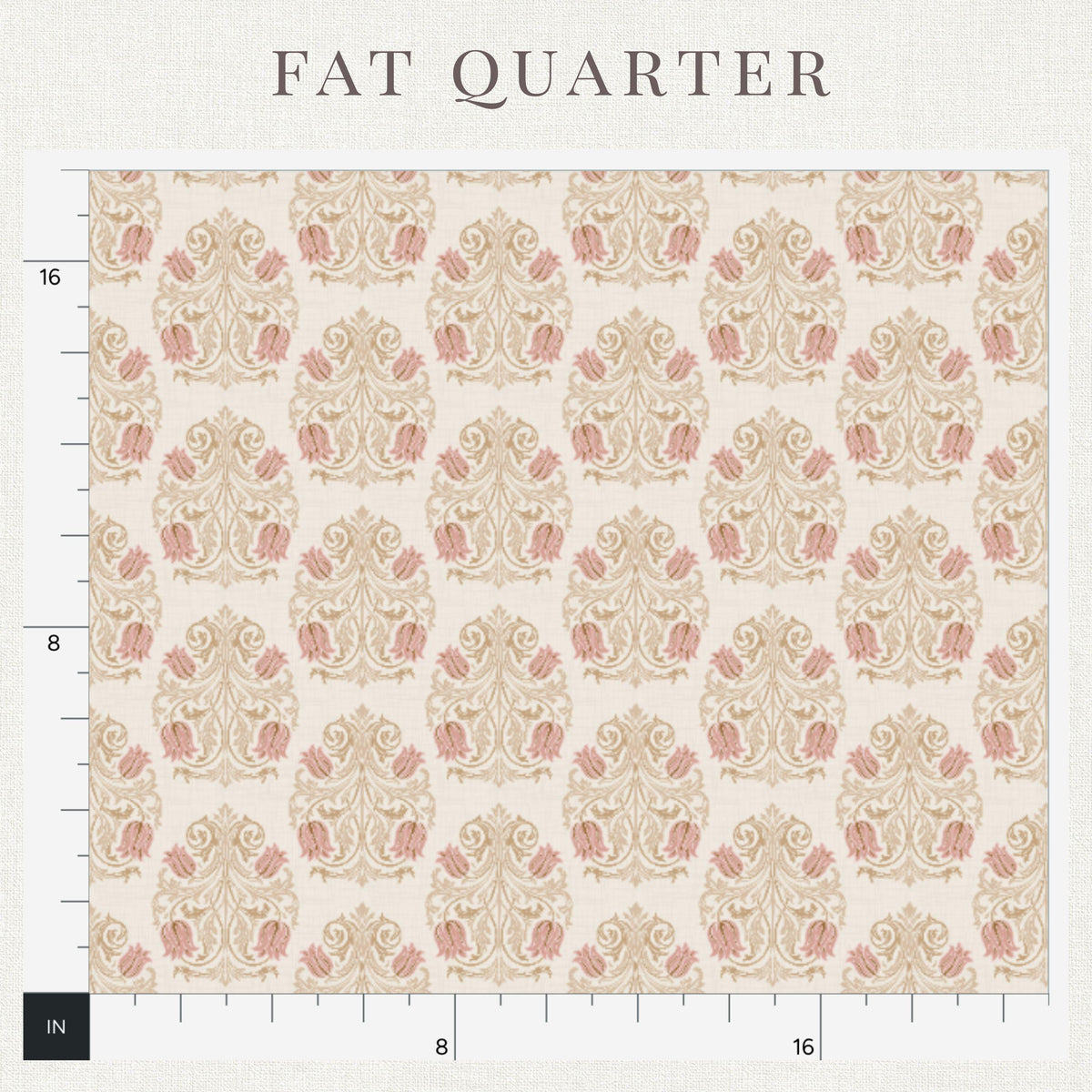 Heritage Blush Floral fabric for quilts, backing and sewing projects