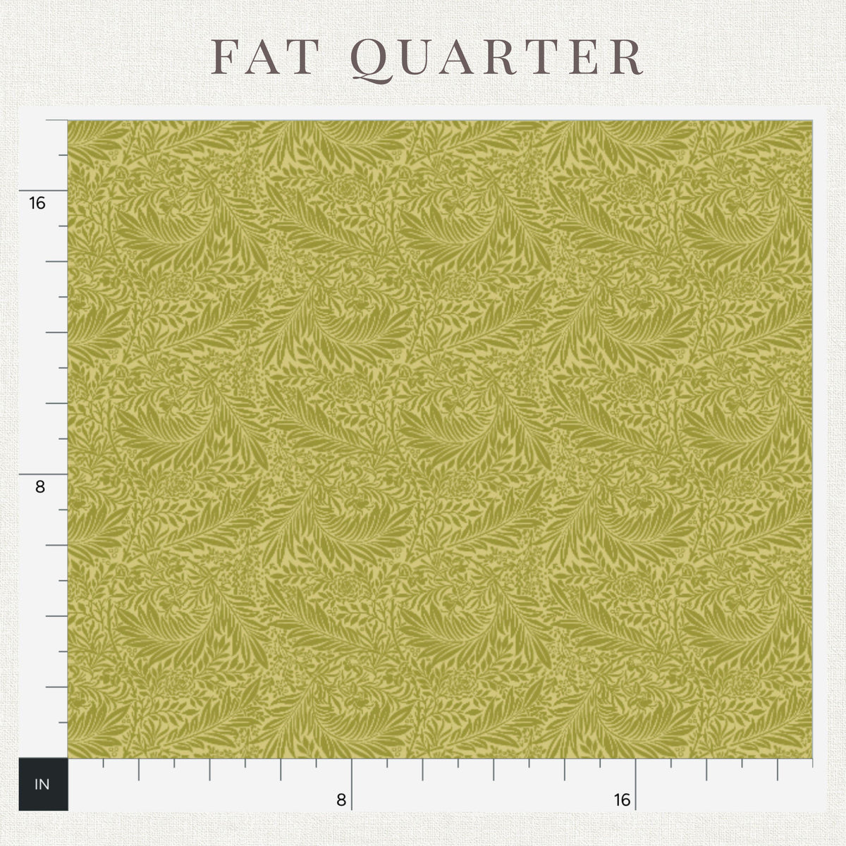 Rich Green Larkspur fabric for quilts, backing and sewing projects