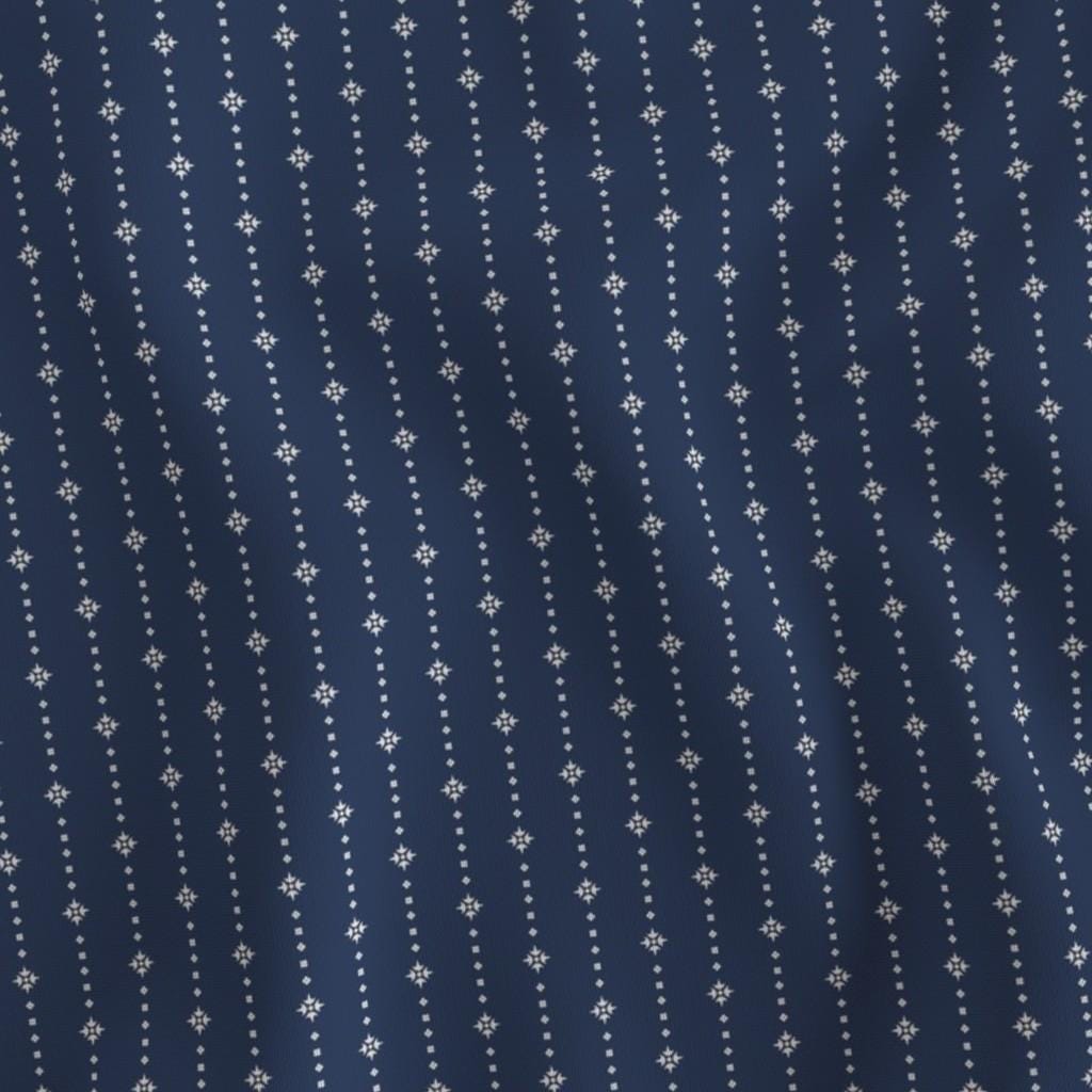 Navy blender fabric – navy geometric dot quilting cotton fabric by the yard