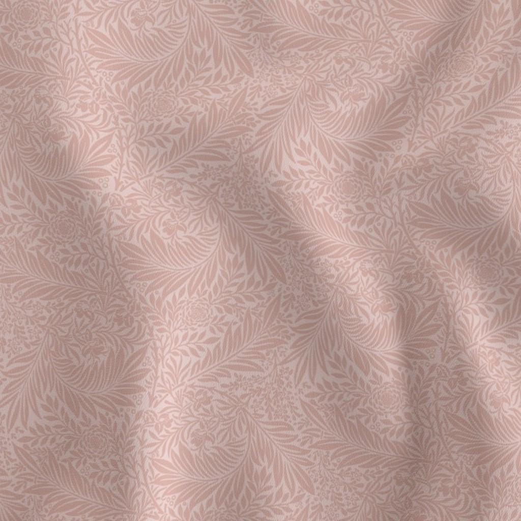 Blush Two-Tone Larkspur fabric – blush pink William Morris Larkspur quilting cotton fabric by the yard