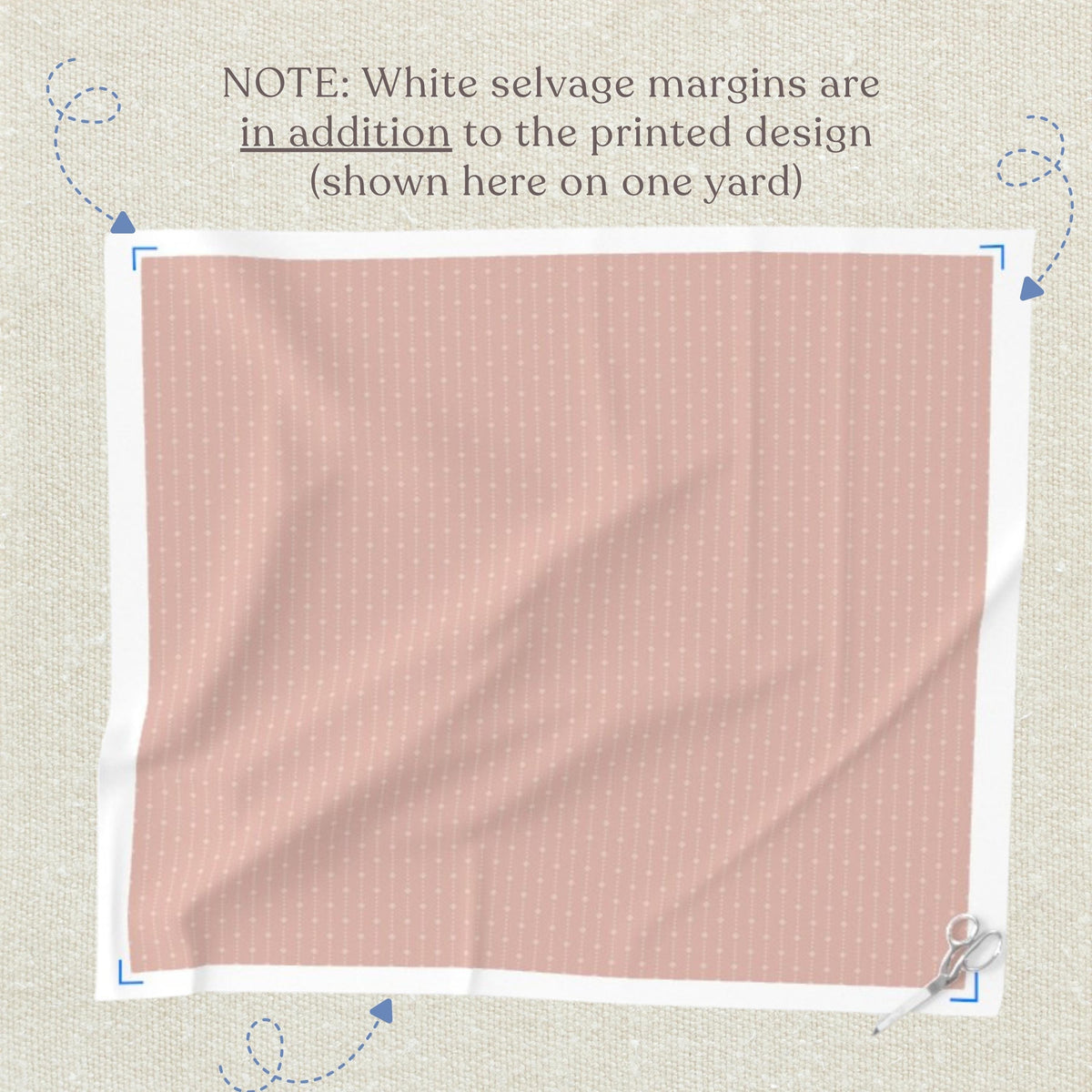 Blush Pink blender fabric, 100% cotton yardage and fat quarters