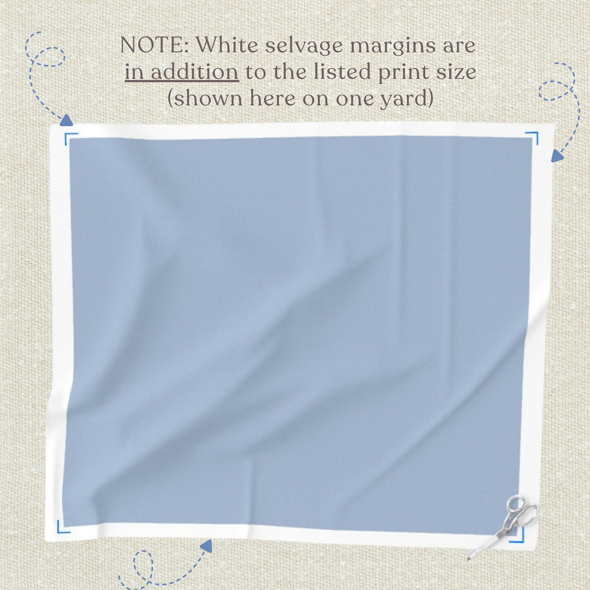 Dusty Blue tonal blender fabric, 100% cotton yardage and fat quarters