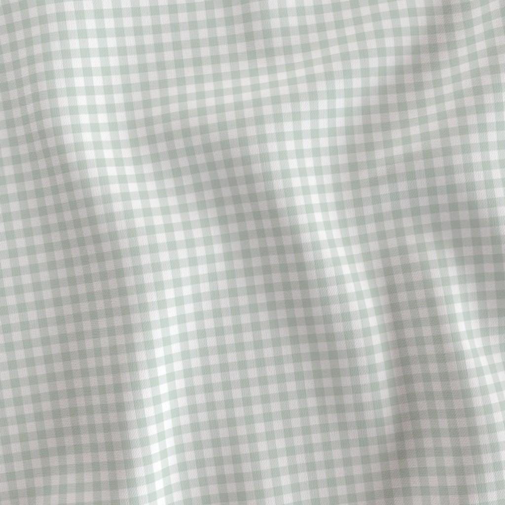 1/4 in Check gingham fabric – small sage green gingham quilting cotton fabric by the yard