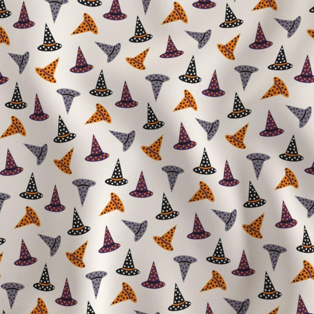 Halloween witch hat quilting cotton fabric by the yard