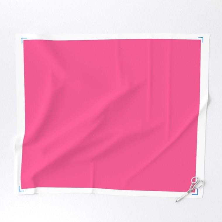Solid hot pink fabric, 100% cotton yardage and fat quarters