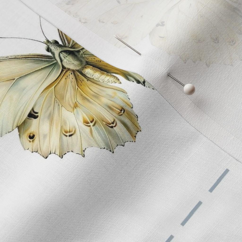 Detail of colorful butterfly blocks suited to fussy cutting
